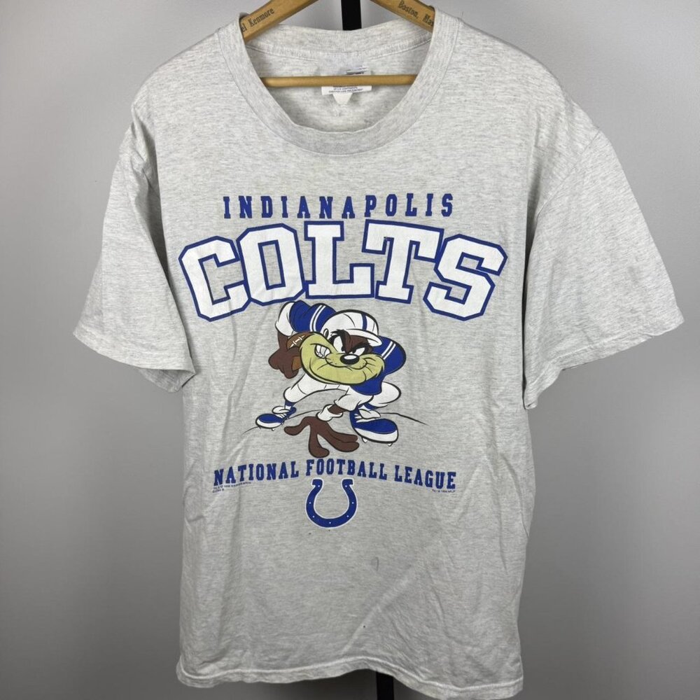 Taz is Repping the Blue & White! Indianapolis Colts x Looney Tunes Tribute Tee